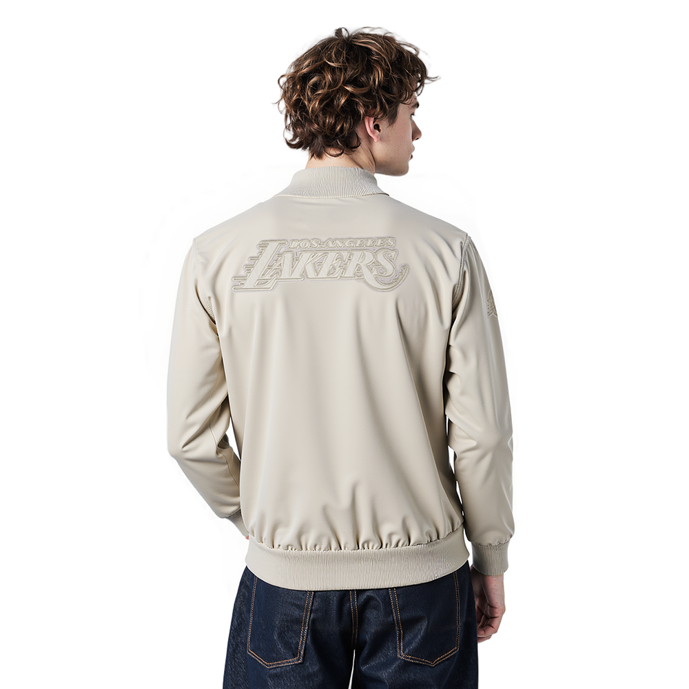 NBA LOS ANGELES LAKERS NEUTRAL BLOUSON EN SERGÉ POUR HOMME POUR HOMME (TAUPE)