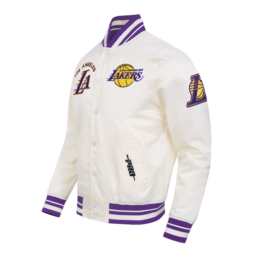 NBA LOS ANGELES LAKERS RETRO CLASSICS MANTEAU POUR HOMME (COQUILLE D'ŒUF/VIOLET)