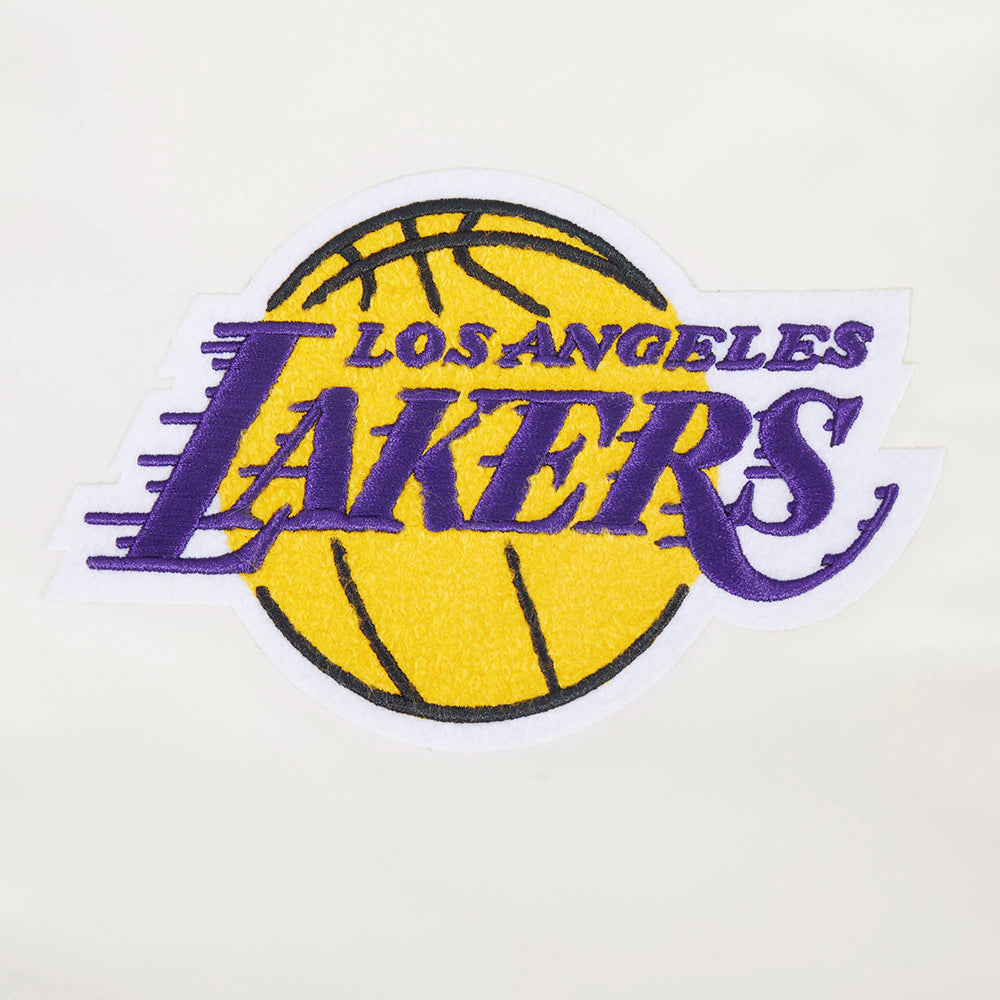 NBA LOS ANGELES LAKERS RETRO CLASSICS MANTEAU POUR HOMME (COQUILLE D'ŒUF/VIOLET)