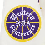 NBA LOS ANGELES LAKERS RETRO CLASSICS MANTEAU POUR HOMME (COQUILLE D'ŒUF/VIOLET)