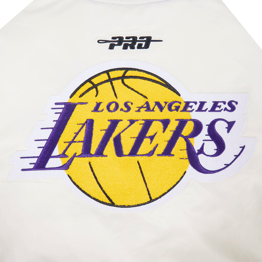 NBA LOS ANGELES LAKERS RETRO CLASSICS MANTEAU POUR HOMME (COQUILLE D'ŒUF/VIOLET)