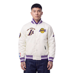 NBA LOS ANGELES LAKERS RETRO CLASSICS MANTEAU POUR HOMME (COQUILLE D'ŒUF/VIOLET)
