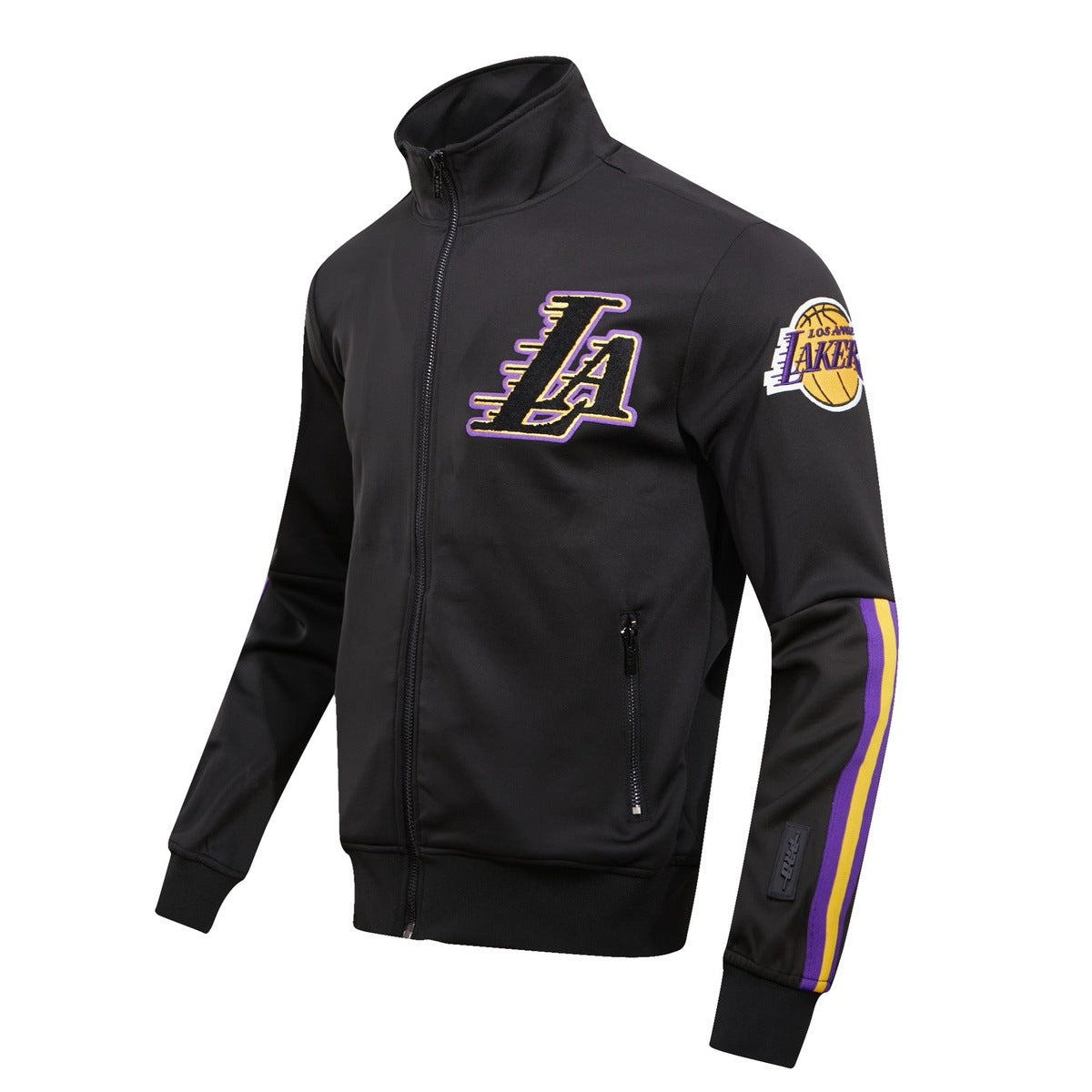 NBA LOS ANGELES LAKERS CLASSIC MEN'S TRACK JACKET (BLACK)