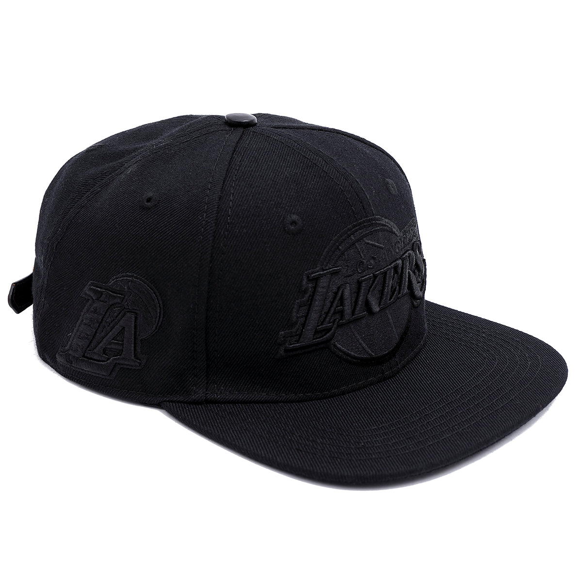 NBA LOS ANGELES LAKERS TEAM LOGO ADJUSTABLE UNISEX CAP (BLACK)