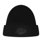 NBA LOS ANGELES LAKERS WASHED VANGUARD UNLINED PRO BEANIE CUFFED (BLACK)