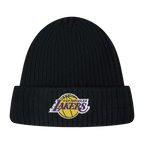 NBA LOS ANGELES LAKERS MODERN ORIGINALS UNLINED PRO BEANIE CUFFED (BLACK)
