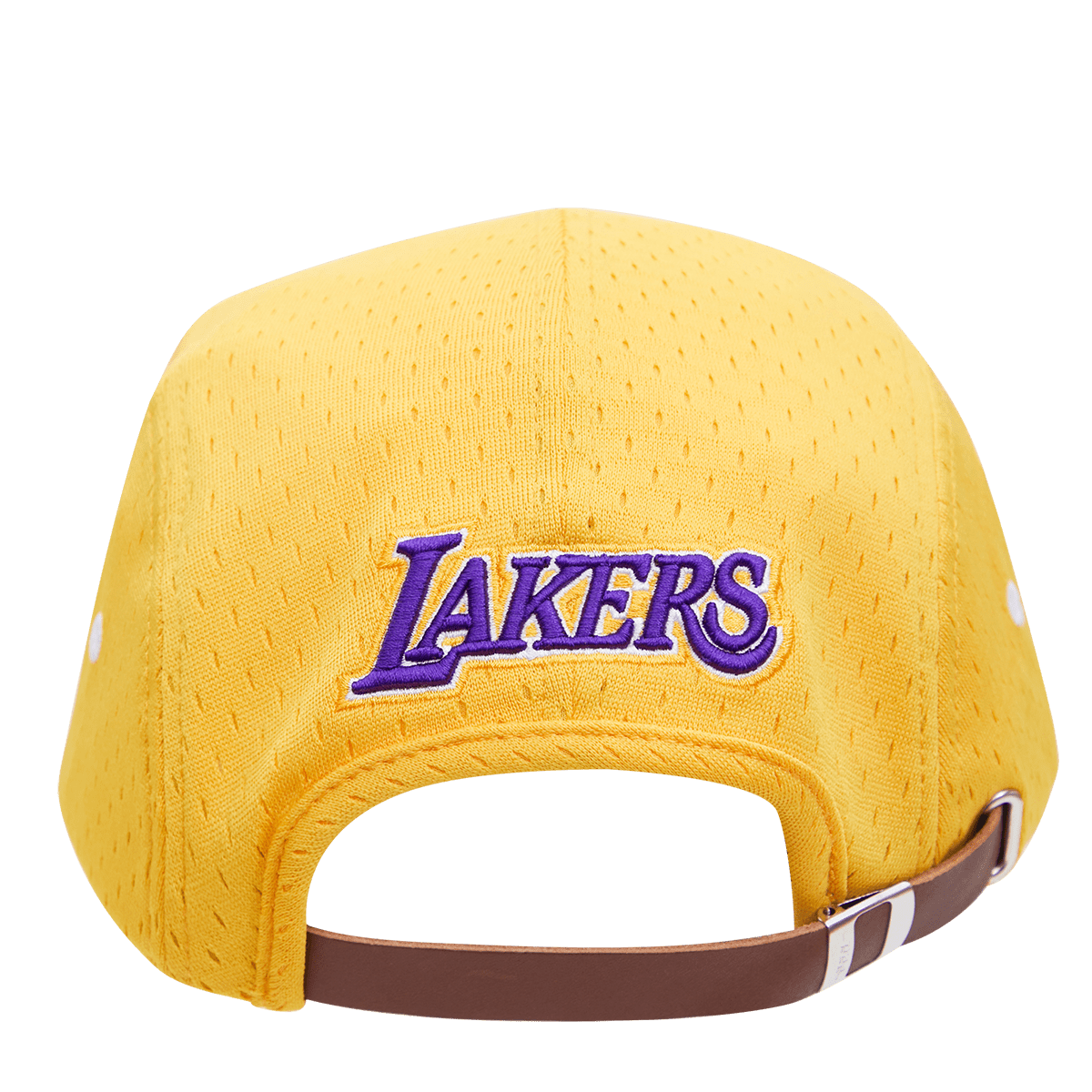 NBA LOS ANGELES LAKERS LOGO MESH UNISEX 5 PANEL HAT (YELLOW)