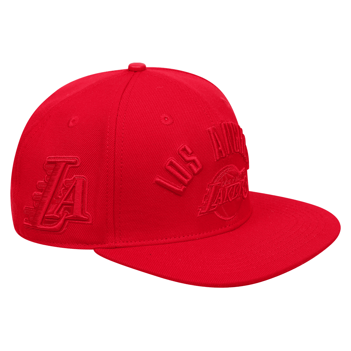 NBA LOS ANGELES LAKERS CLASSIC TRIPLE RED WOOL UNISEX SNAPBACK (TRIPLE RED)