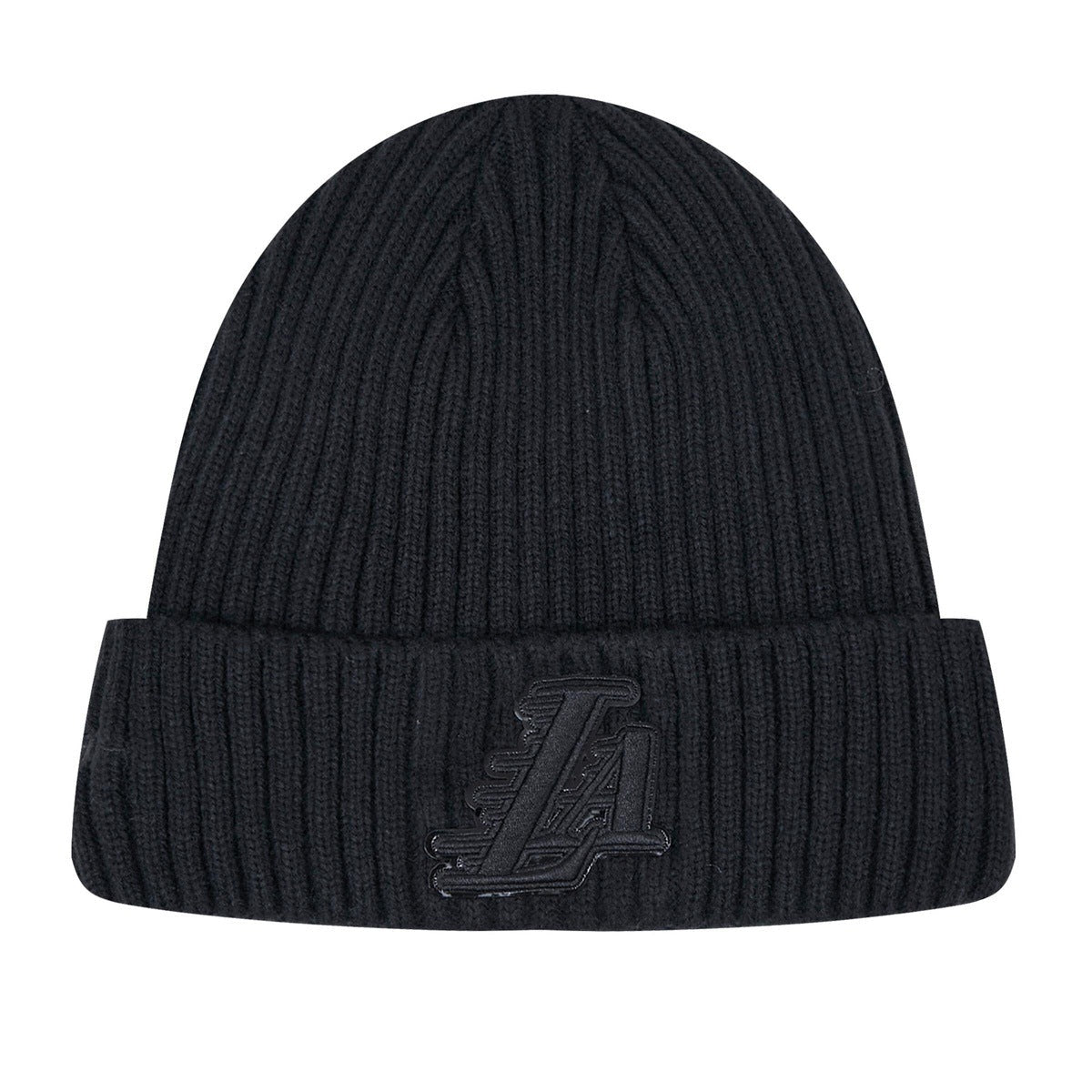 NBA LOS ANGELES LAKERS UNISEX CLASSIC 3BK BEANIE (TRIPLE BLACK)