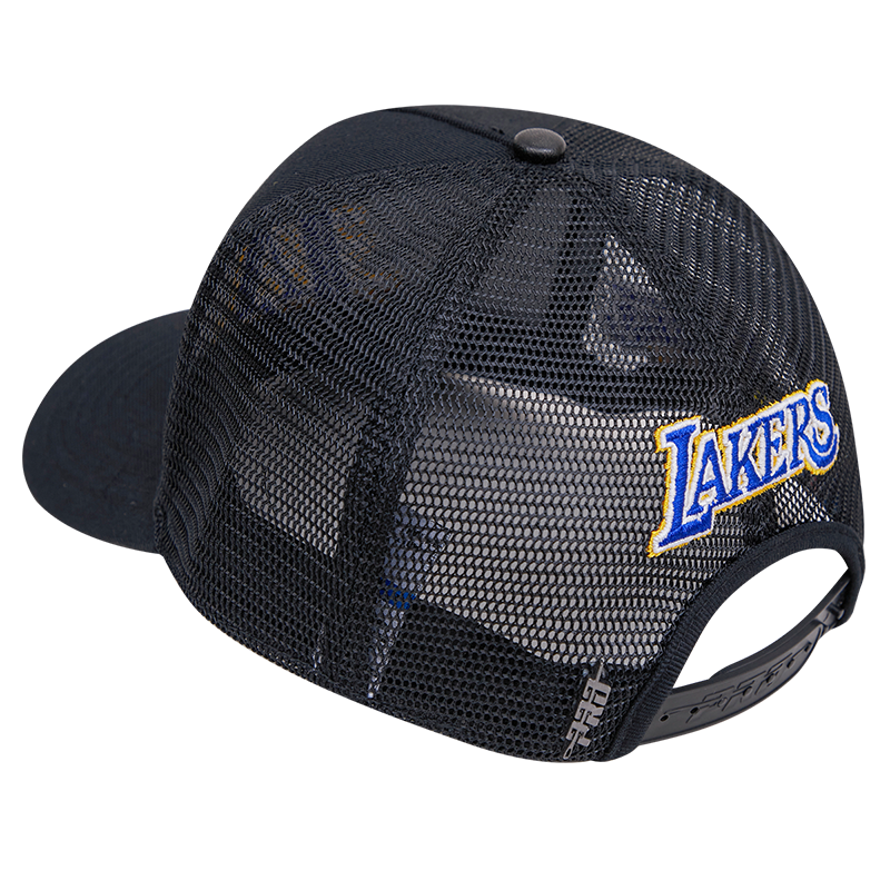 NBA LOS ANGELES LAKERS CLASSIC PINCH FRONT TRUCKER (BLACK)