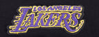 NBA LOS ANGELES LAKERS SCRIPT TAIL T-SHIRT EN JERSEY SIMPLE À COUPE CARRÉE POUR FEMME (NOIR)