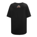 NBA LOS ANGELES LAKERS SCRIPT TAIL WOMEN'S BOYFRIEND TEE (BLACK)
