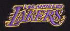 NBA LOS ANGELES LAKERS SCRIPT TAIL WOMEN'S BOYFRIEND TEE (BLACK)
