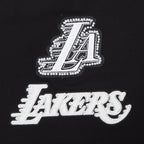 NBA LOS ANGELES LAKERS PEARLS T-SHIRT EN JERSEY SIMPLE À COUPE CARRÉE POUR FEMME (NOIR)