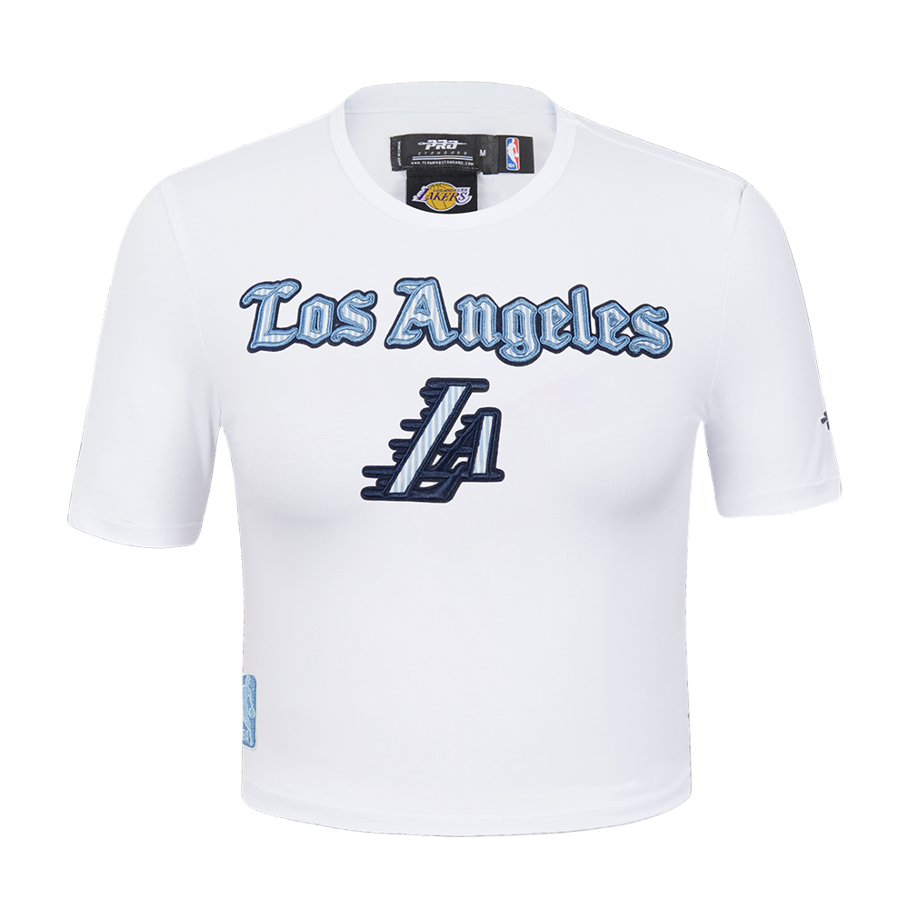 NBA LOS ANGELES LAKERS COUNTRY CLUB T-SHIRT À TAILLE DÉGAGÉE POUR FEMME (BLANC)
