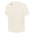 NBA LOS ANGELES LAKERS HIGH IMPACT WOMEN'S BABY DOLL TEE (EGGSHELL)