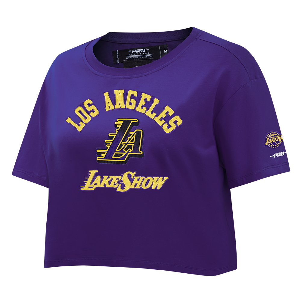 NBA LOS ANGELES LAKERS CITY EDITION 24-25 WOMEN'S SJ BOXY TEE (PURPLE)