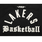 NBA LOS ANGELES LAKERS MODERN ORIGINALS T-SHIRT EN JERSEY SIMPLE À COUPE CARRÉE POUR FEMME (NOIR)