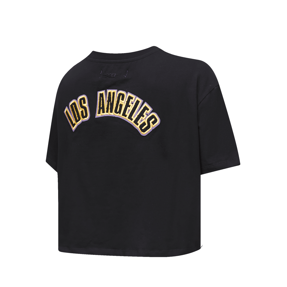 NBA LOS ANGELES LAKERS CLASSIC WOMEN'S BOXY TEE (BLACK)