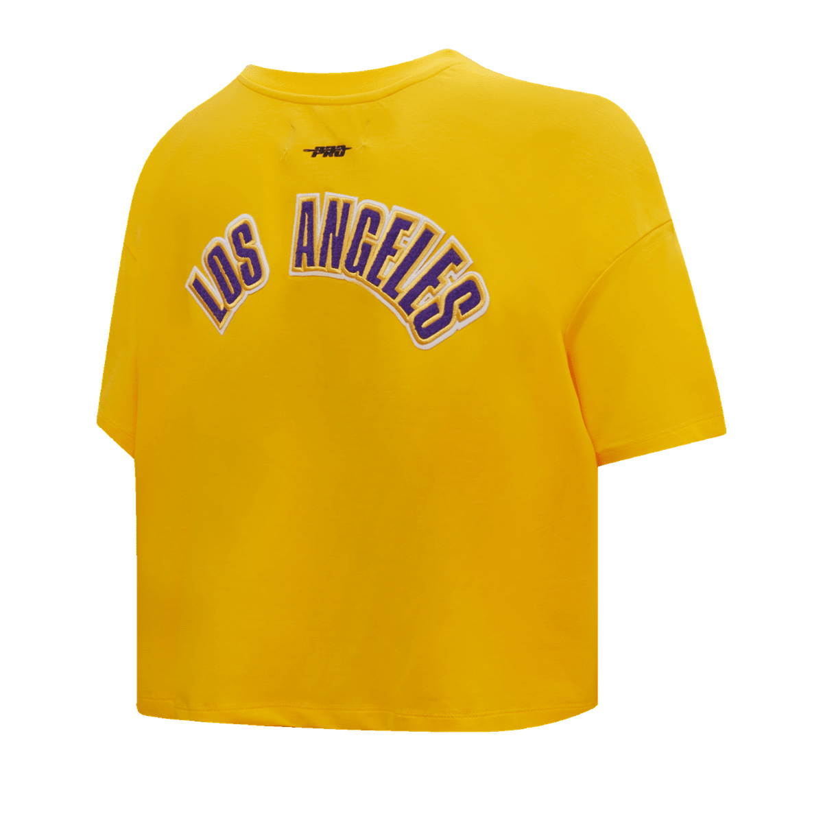 NBA LOS ANGELES LAKERS CLASSIC WOMEN'S BOXY TEE (YELLOW)