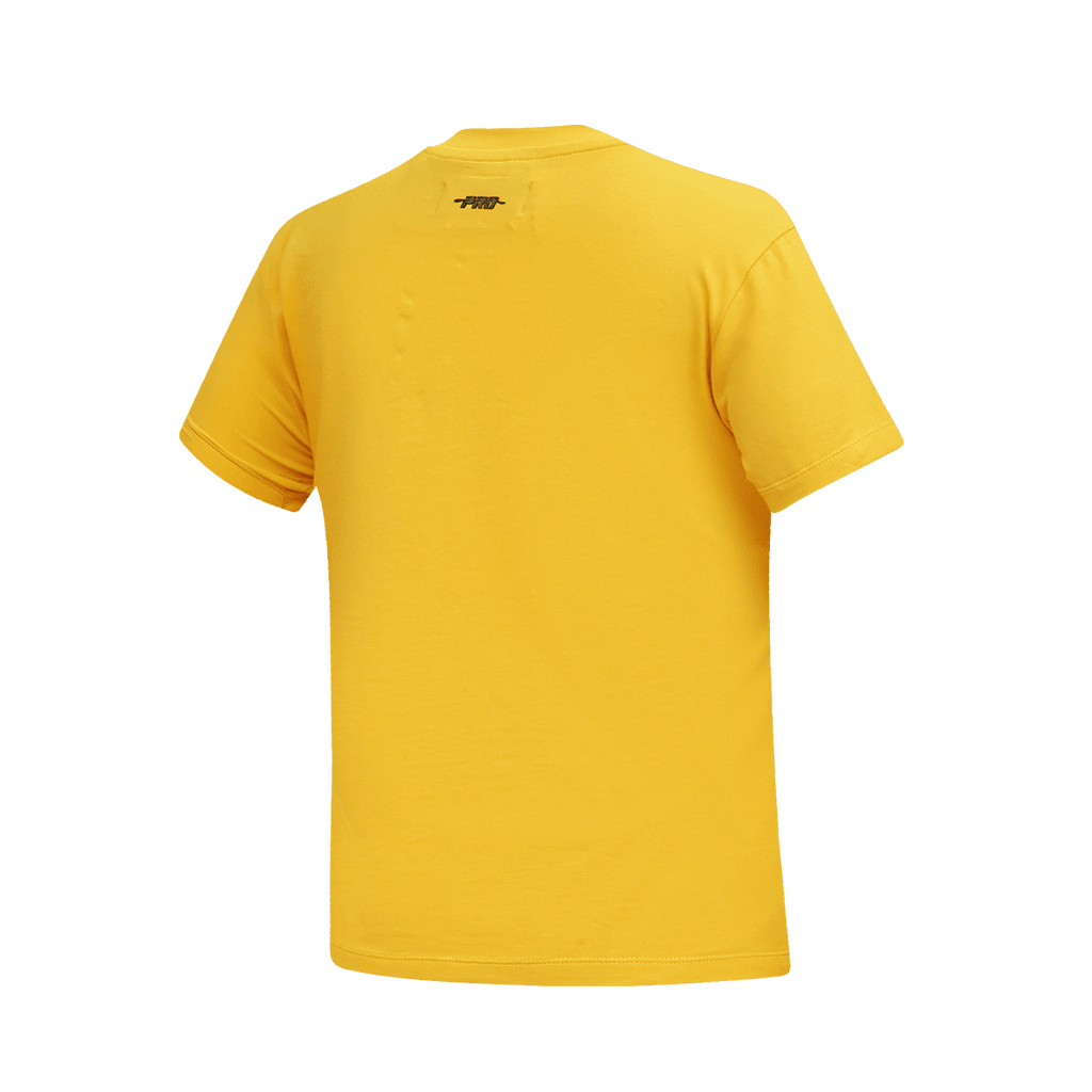 NBA LOS ANGELES LAKERS CLASSIC SHORT SLEEVE WOMEN'S SLIM FIT TEE (YELLOW)