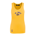 NBA LOS ANGELES LAKERS CLASSIC CAMISOLE DOS NAGEUR À COUPE DÉCONTRACTÉE POUR FEMME (JAUNE)