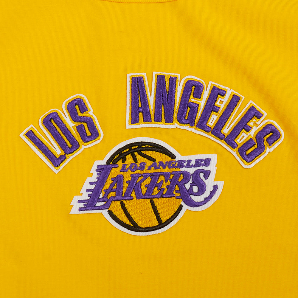 NBA LOS ANGELES LAKERS CLASSIC CAMISOLE DOS NAGEUR À COUPE DÉCONTRACTÉE POUR FEMME (JAUNE)