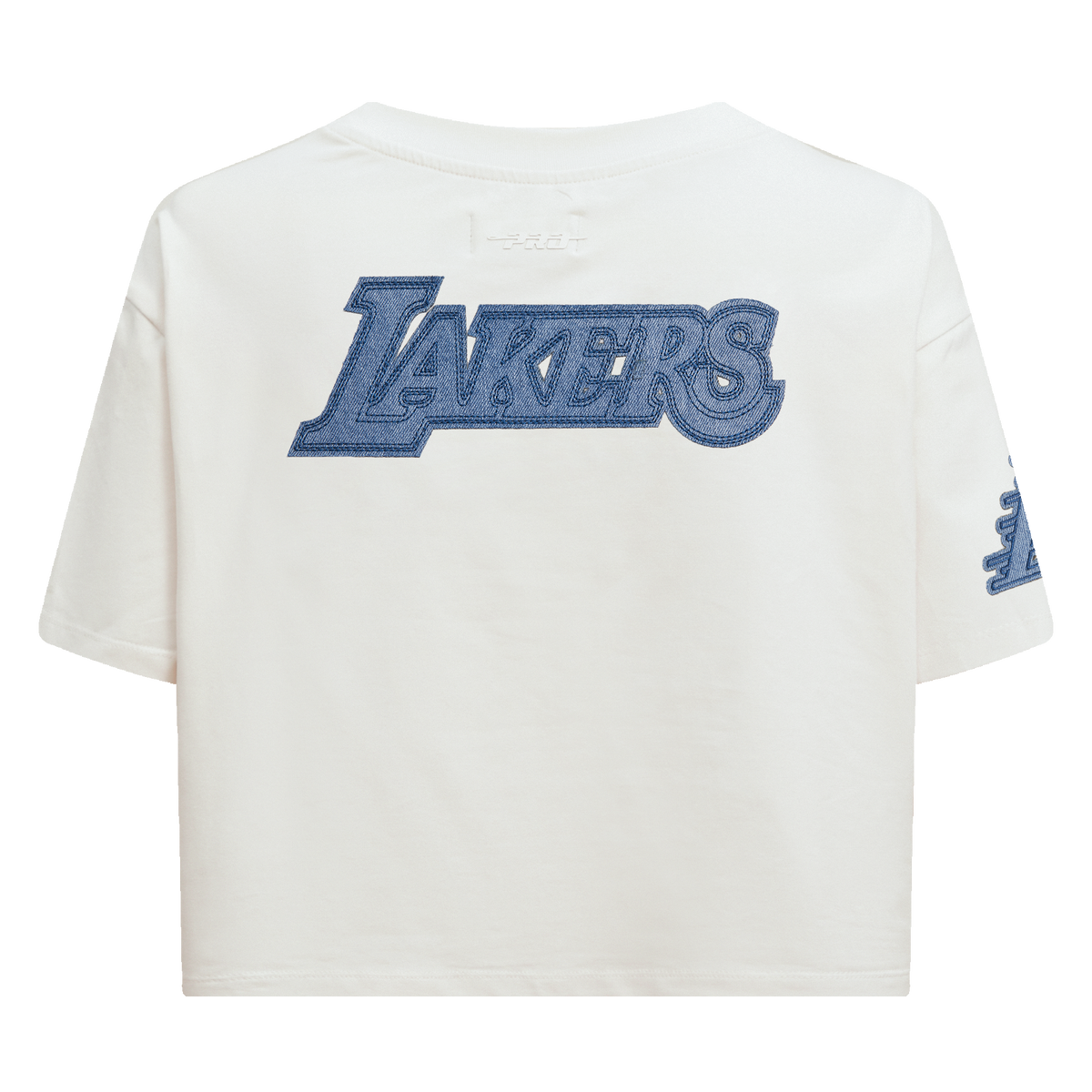 NBA LOS ANGELES LAKERS VARSITY BLUES WOMEN'S SINGLE JERSEY BOXY TEE (LINEN)