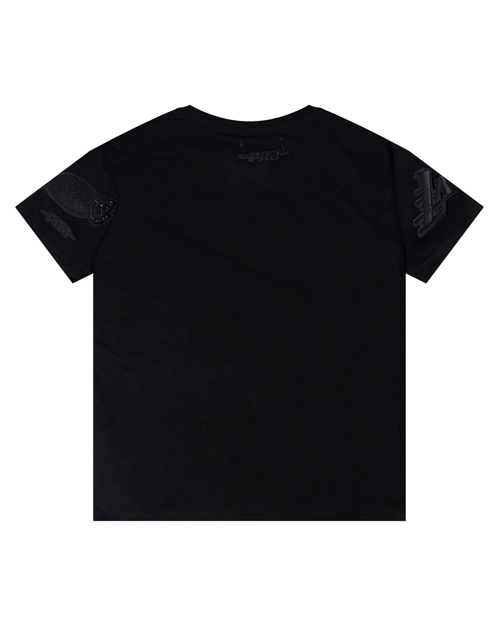 NBA LOS ANGELES LAKERS TRIPLE BLACK T-SHIRT EN JERSEY SIMPLE POUR GARÇON JUNIOR (NOIR)