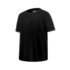 NBA LOS ANGELES LAKERS TRIPLE BLACK BIG BOY'S SS STRIPED RIB TEE (JET BLACK)