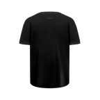 NBA LOS ANGELES LAKERS TRIPLE BLACK BIG BOY'S SS STRIPED RIB TEE (JET BLACK)