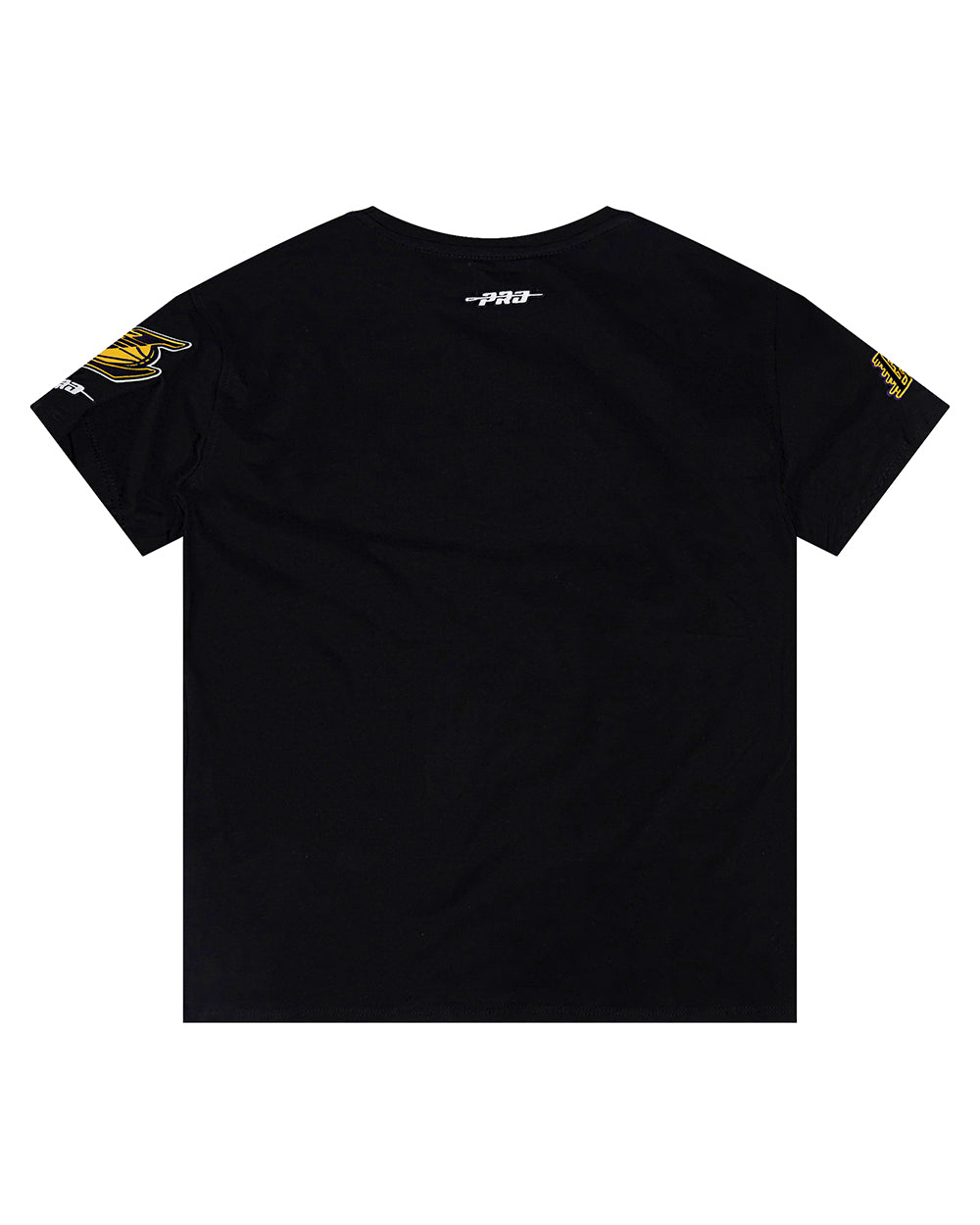 NBA LOS ANGELES LAKERS RETRO CLASSIC T-SHIRT EN JERSEY SIMPLE POUR GARÇON JUNIOR (NOIR)