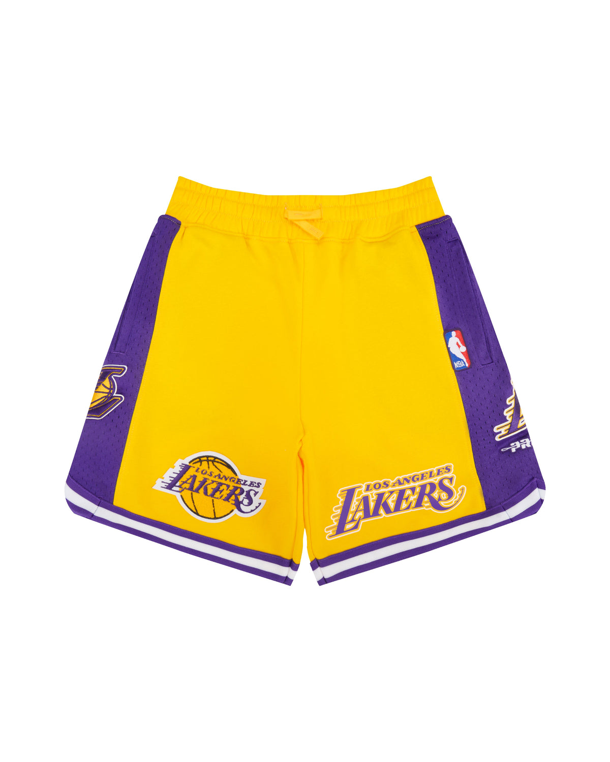 NBA LOS ANGELES LAKERS CLASSIC BIG BOY'S FLEECE 2.0 SHORT (YELLOW/PURPLE)