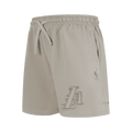 NBA LOS ANGELES LAKERS NEUTRAL BIG BOY'S FLC SHORT (TAUPE)
