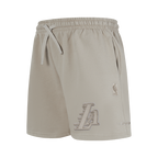 NBA LOS ANGELES LAKERS NEUTRAL BIG BOY'S FLC SHORT (TAUPE)
