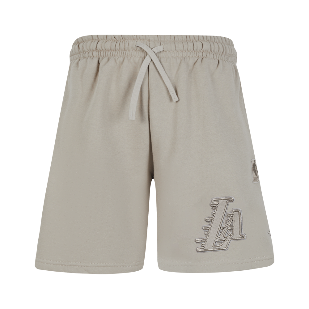 NBA LOS ANGELES LAKERS NEUTRAL BIG BOY'S FLC SHORT (TAUPE)