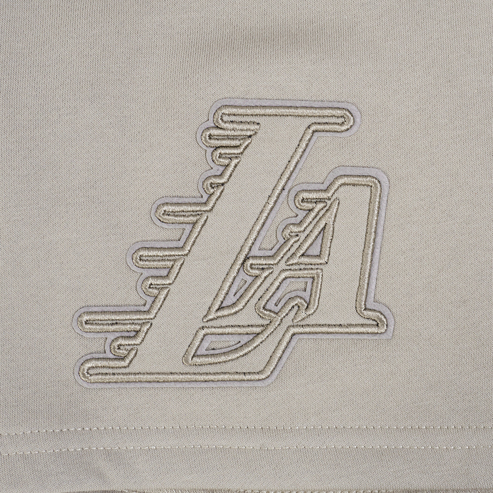 NBA LOS ANGELES LAKERS NEUTRAL BIG BOY'S FLC SHORT (TAUPE)