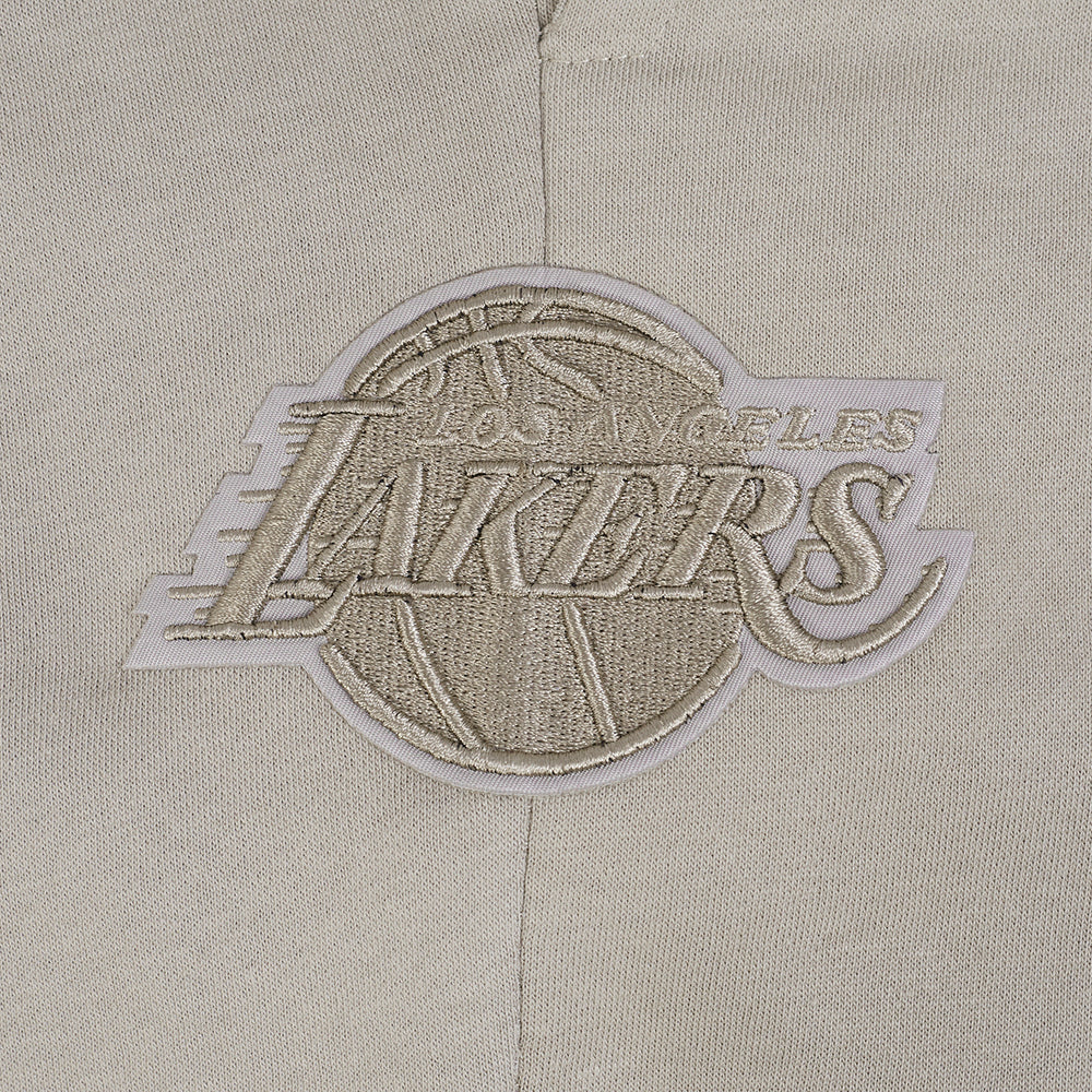 NBA LOS ANGELES LAKERS NEUTRAL BIG BOY'S FLC SHORT (TAUPE)
