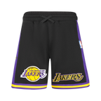 NBA LOS ANGELES LAKERS RETRO CLASSIC BIG BOY'S FLEECE 2.0 SHORT (BLACK/PURPLE)