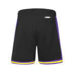 NBA LOS ANGELES LAKERS RETRO CLASSIC BIG BOY'S FLEECE 2.0 SHORT (BLACK/PURPLE)