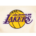 NBA LOS ANGELES LAKERS RETRO CLASSIC BIG BOY'S FLC 2.0 SHORT (EGGSHELL/ PURPLE)