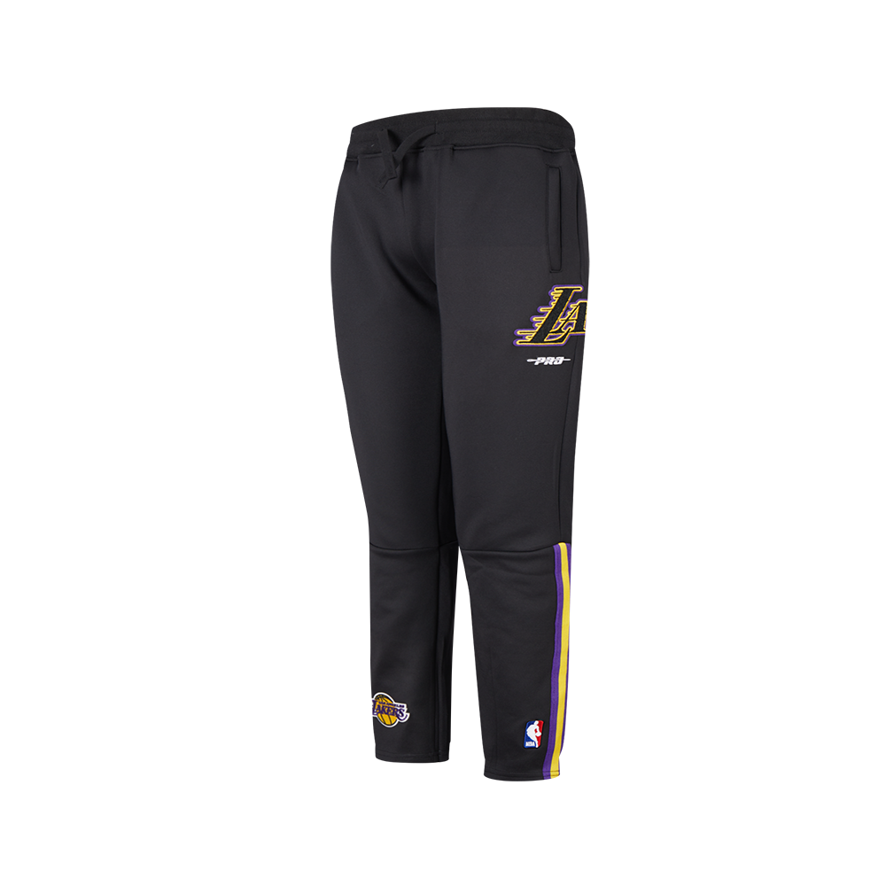 NBA LOS ANGELES LAKERS CLASSIC BIG BOY'S TRACK PANT (BLACK/PURPLE)