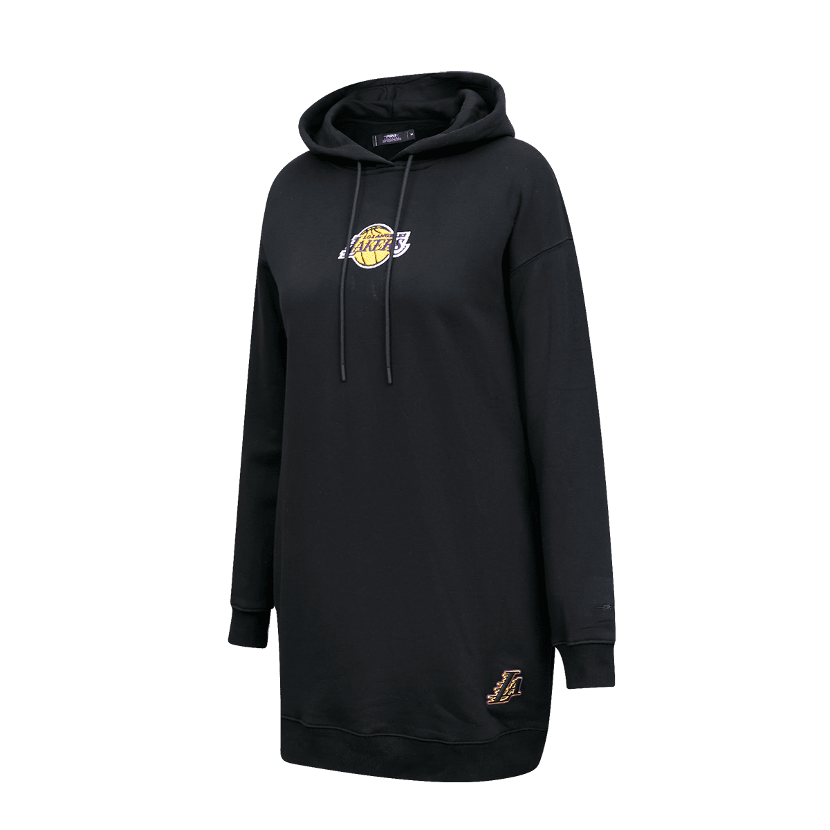 NBA LOS ANGELES LAKERS CLASSIC WOMEN'S HOODIE DRESS (BLACK)