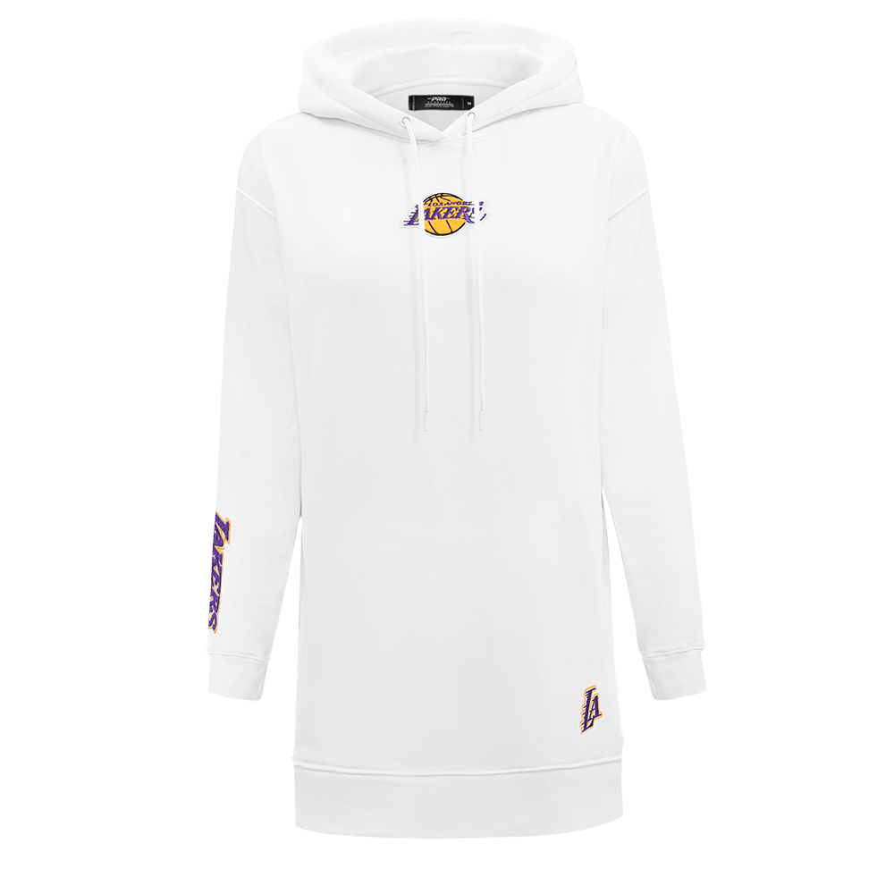 NBA LOS ANGELES LAKERS CLASSIC ROBE À CAPUCHON POUR FEMME (BLANC)