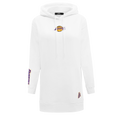 NBA LOS ANGELES LAKERS CLASSIC ROBE À CAPUCHON POUR FEMME (BLANC)