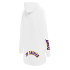 NBA LOS ANGELES LAKERS CLASSIC ROBE À CAPUCHON POUR FEMME (BLANC)
