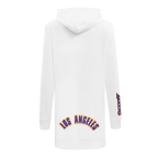 NBA LOS ANGELES LAKERS CLASSIC ROBE À CAPUCHON POUR FEMME (BLANC)