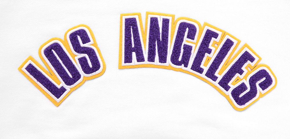 NBA LOS ANGELES LAKERS CLASSIC ROBE À CAPUCHON POUR FEMME (BLANC)