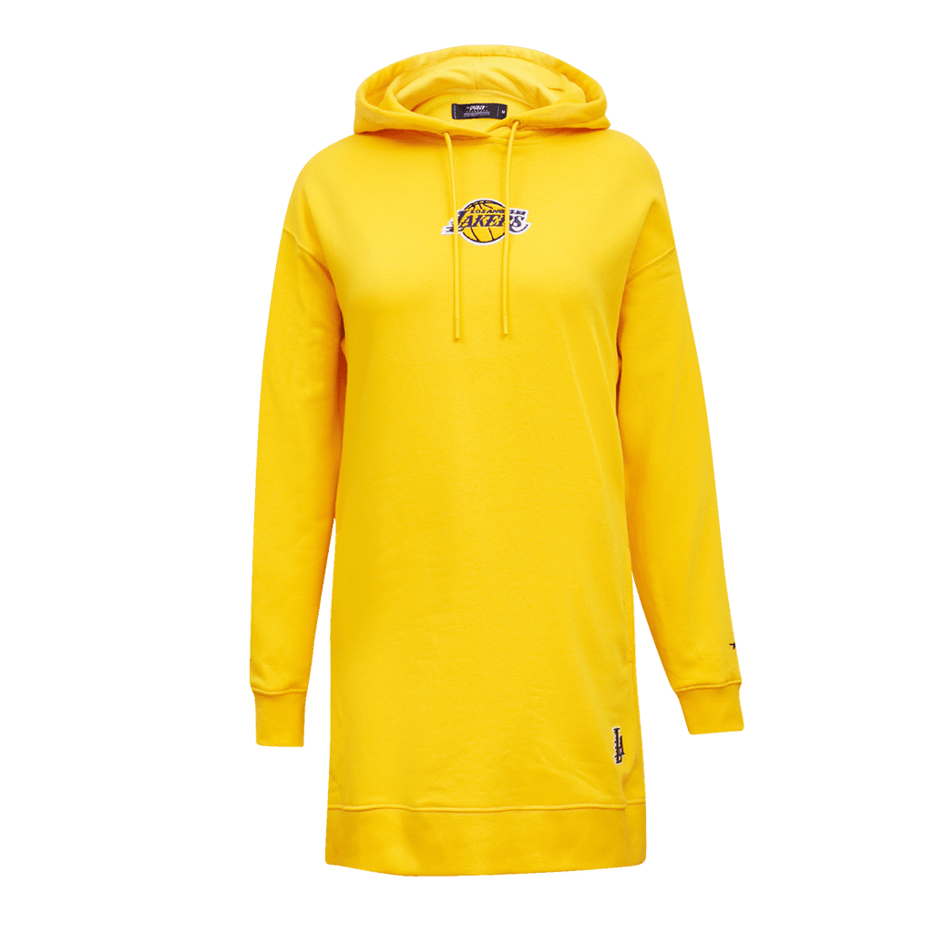 NBA LOS ANGELES LAKERS CLASSIC ROBE À CAPUCHON POUR FEMME (JAUNE)