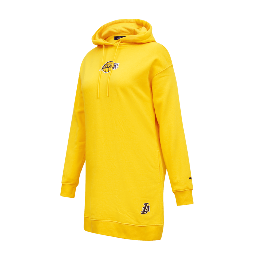 NBA LOS ANGELES LAKERS CLASSIC ROBE À CAPUCHON POUR FEMME (JAUNE)